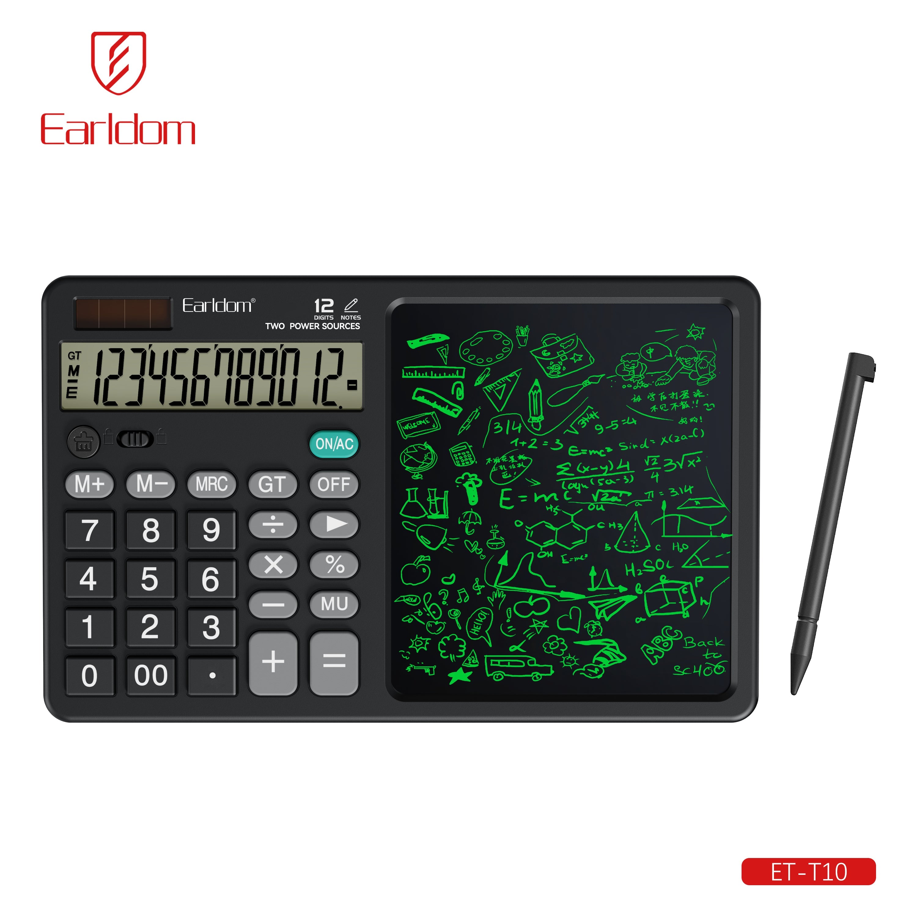 Calculator with Notepad ET-T10 Calculator with Notepad ET-T10